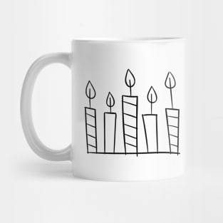 Candle Candles - Hand Drawn Mug